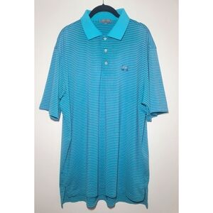 Peter Millar Men's Summer Comfort Performance Golf Polo Striped Size XL